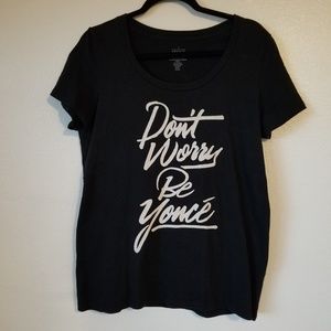 Torrid Graffic Don't Worry Be Yonce Beyonce Size 1